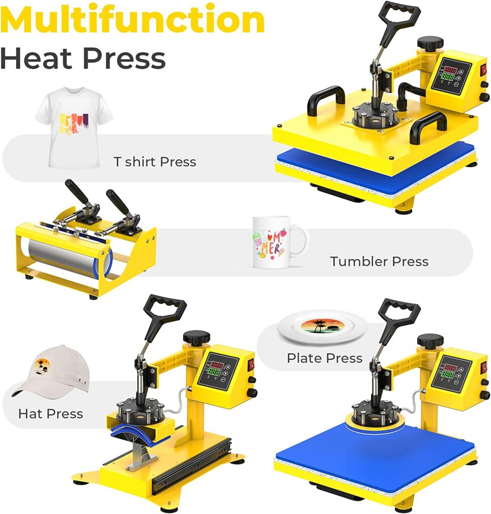 EnjoyColor Multifunction Heat Press Machine Professional Tumbler Heat