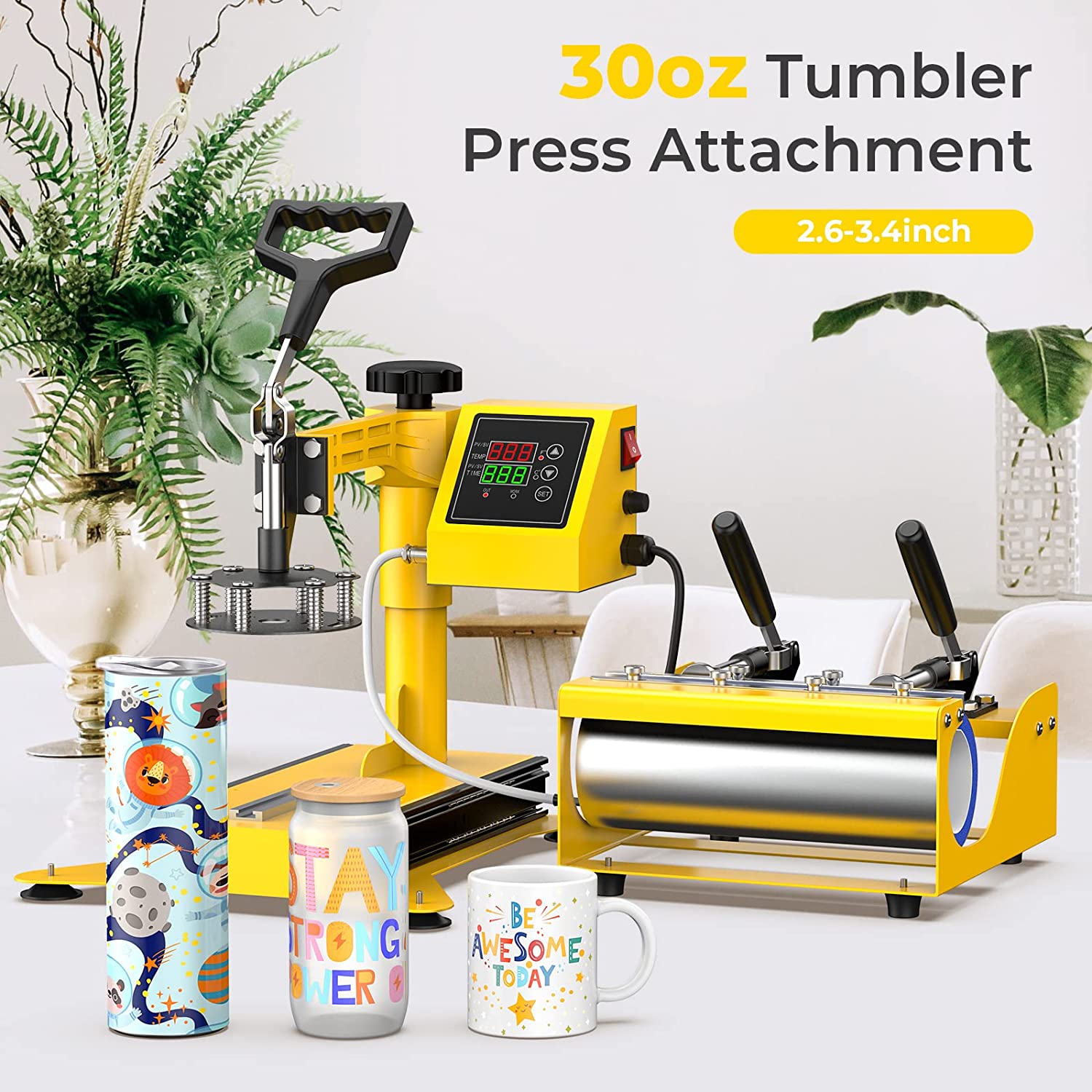 EnjoyColor Multifunction Heat Press Machine – Professional Tumbler